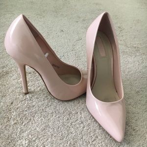 Blush Pink Pointed Heels